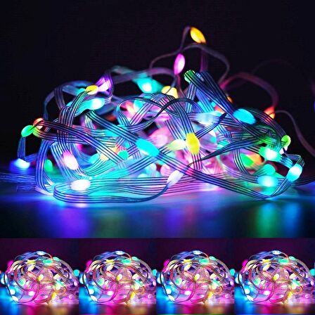 DIŞ MEKAN IŞIĞI RGB LED LİGHT WATERPROOF 3X2 SALKIM GÜN IŞIĞI RENKLİ LED IŞIK SU GEÇİRMEZ 200 LEDLİ