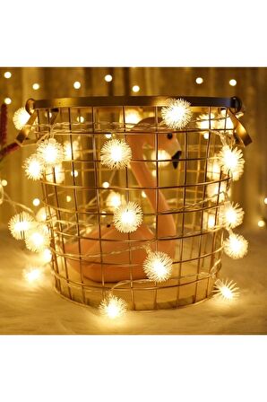 GÜN IŞIĞI KİRPİ TOP LED IŞIK KİRPİ GÜN IŞIĞI LED IŞIK NOEL DEKORASYON IŞIĞI ÇAM AĞACI IŞIĞI 220V