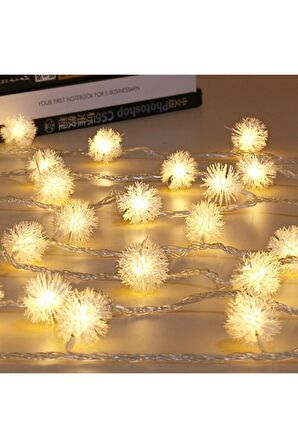 GÜN IŞIĞI KİRPİ TOP LED IŞIK KİRPİ GÜN IŞIĞI LED IŞIK NOEL DEKORASYON IŞIĞI ÇAM AĞACI IŞIĞI 220V