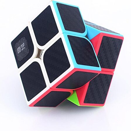 PROFESSIONAL 2X2 QY SPEED CUBE 2X2 CORBON FİBER CUBE VIP 2X2 ZEKA KÜPÜ 2X2 HIZ KÜPÜ 2X2 RUBİKS CUBE