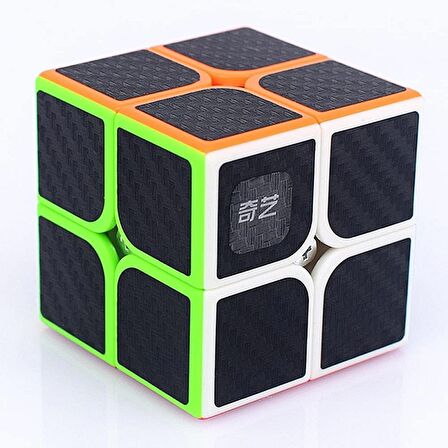 PROFESSIONAL 2X2 QY SPEED CUBE 2X2 CORBON FİBER CUBE VIP 2X2 ZEKA KÜPÜ 2X2 HIZ KÜPÜ 2X2 RUBİKS CUBE