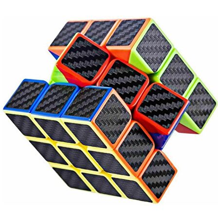 PROFESSIONAL 3X3 QY SPEED CUBE 3X3 CORBON FİBER CUBE VIP 3X3 ZEKA KÜPÜ 3X3 HIZ KÜPÜ 3X3 RUBİKS CUBE