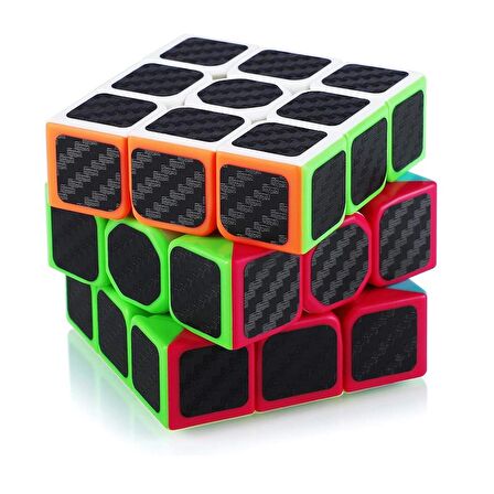 PROFESSIONAL 3X3 QY SPEED CUBE 3X3 CORBON FİBER CUBE VIP 3X3 ZEKA KÜPÜ 3X3 HIZ KÜPÜ 3X3 RUBİKS CUBE