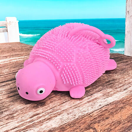 LED IŞIKLI KAPLUMBAĞA OYUNCAK PEMBE KAPLUMBAĞA STRES OYUNCAĞI YENİ NESİL YUMUŞAK YOYO KAPLUMBAĞA