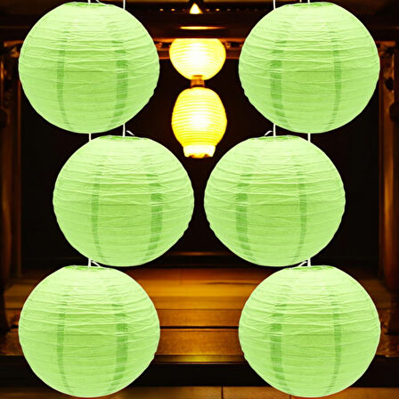 VIP KALİTE 2 ADET YEŞİL ÇİN FENERİ YEŞİL JAPON FENERİ YEŞİL KAĞIT FENER YEŞİL KIR DÜĞÜNÜ FENERİ