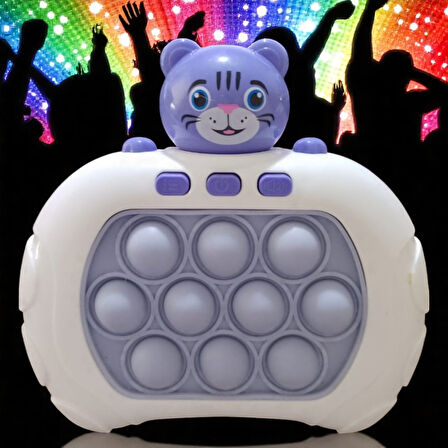 VIP YÜKSEK KALİTE MAVİ KAPLAN POPİT RENKLİ IŞIKLI POPİT YENİ NESİL POPİT OYUNCAK KAPLAN POPİT SESLİ