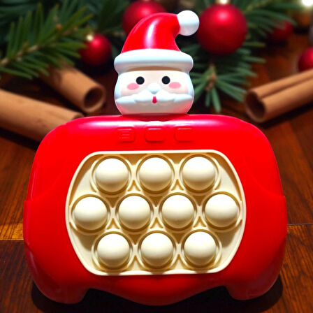 YÜKSEK KALİTE NOEL BABA POPİT OYUNU SESLİ IŞIKLI POPİT VIP AKIL OYUNLARI YILBAŞI NOEL HEDİYELERİ