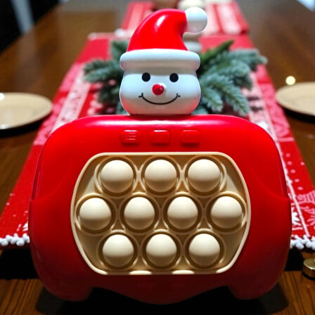 YÜKSEK KALİTE KARDAN ADAM POPİT OYUNU SESLİ IŞIKLI POPİT YILBAŞI NOEL HEDİYELERİ VIP AKIL OYUNLARI