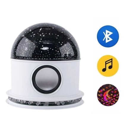 BLUETOOTH MUSİC COLORFUL LED LİGHT GECE LAMBASI YILDIZ RENKLİ LED IŞIKLAR + HOPARLÖR 220 VOLT FİŞLİ