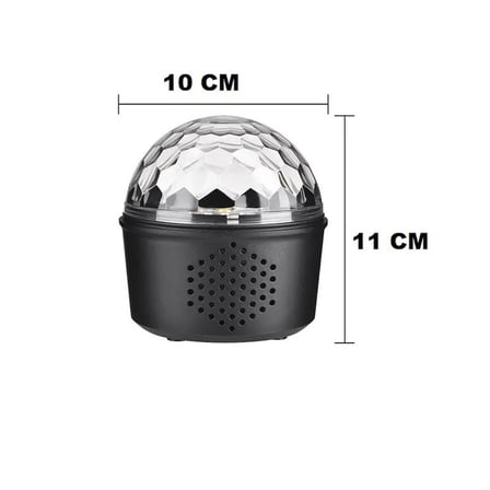 VIP RENKLİ LED IŞIKLI MİNİ DİSKO LAMBASI BLUETOOTH MUSİC COLORFUL LED LİGHT + HOPARLÖR USB KABLOLU