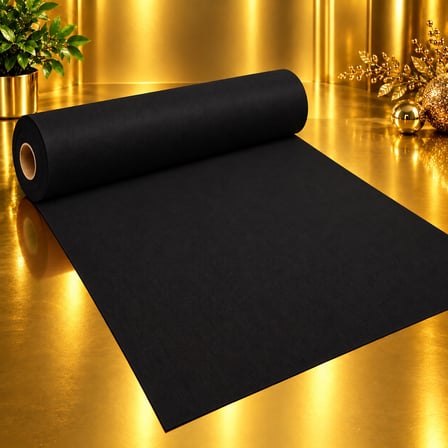VIP 15 METRE SİYAH TELA KUMAŞ SİYAH ELYAF KUMAŞ AVM NOEL YILBAŞI SÜSLEME KUMAŞI 70 CM GENİŞLİĞİNDE