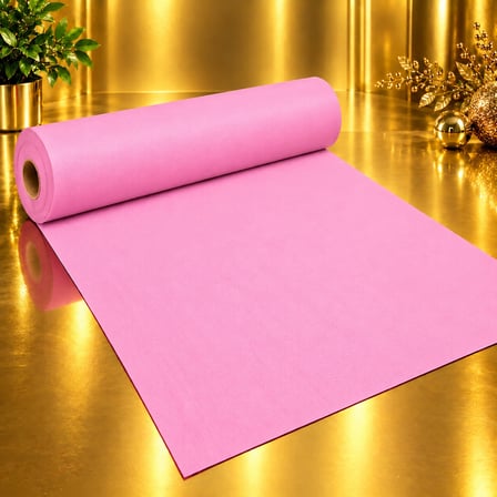 VIP 15 METRE PEMBE TELA KUMAŞ PEMBE ELYAF KUMAŞ AVM NOEL YILBAŞI SÜSLEME KUMAŞI 70 CM GENİŞLİĞİNDE