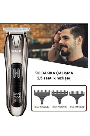 Profesyonel Kullanıma Uygun Saç Ve Sakal Kesme Makinesi Wa-2036