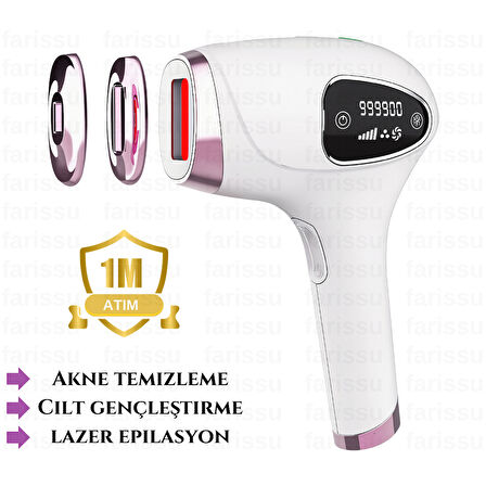 Trend Farma Soğuk Buz İpl Lazer Epilasyon Cihazı - 999.999 Atım,  Ağrısız buz lazer