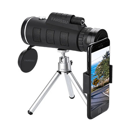 OR-1000 50x60 Monoküler Dürbün – Telefon ve Tripod Uyumu