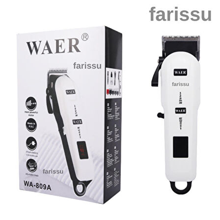 WAER WA-809A Evcil Hayvan Tıraş Makinesi – 5 Başlıklı Sessiz ve Güçlü Kedi Köpek Tıraş Cihazı