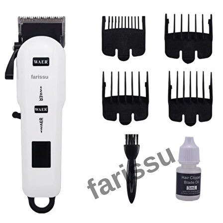 WAER WA-809A Evcil Hayvan Tıraş Makinesi – 5 Başlıklı Sessiz ve Güçlü Kedi Köpek Tıraş Cihazı