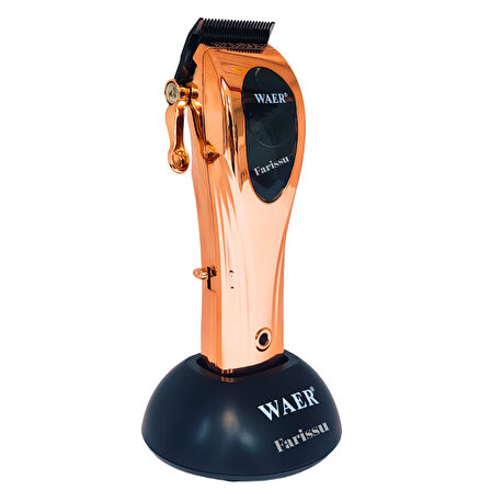 WA-088 9000 RPM Profesyonel Saç Kesme Makinesi | 2600mAh Batarya | 4 Taraklı | Şarj Standlı