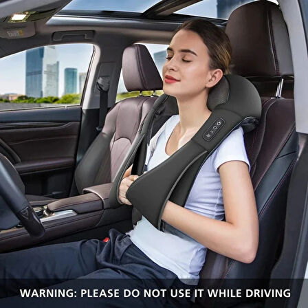 Boyun Masaj Aleti | Yoğurma Başlıklı – Isıtmalı – Elektrikli