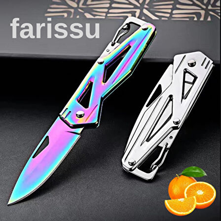 Alaska Mini Gökkuşağı Katlanır Çakı - Ultra Kompakt, Şık ve Çok Amaçlı Cep Bıçağı