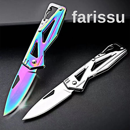 Alaska Mini Gökkuşağı Katlanır Çakı - Ultra Kompakt, Şık ve Çok Amaçlı Cep Bıçağı