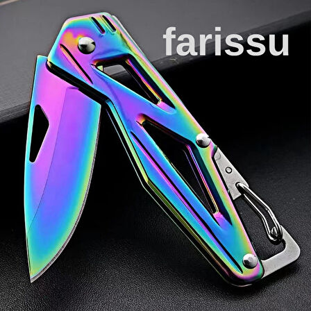 Alaska Mini Gökkuşağı Katlanır Çakı - Ultra Kompakt, Şık ve Çok Amaçlı Cep Bıçağı