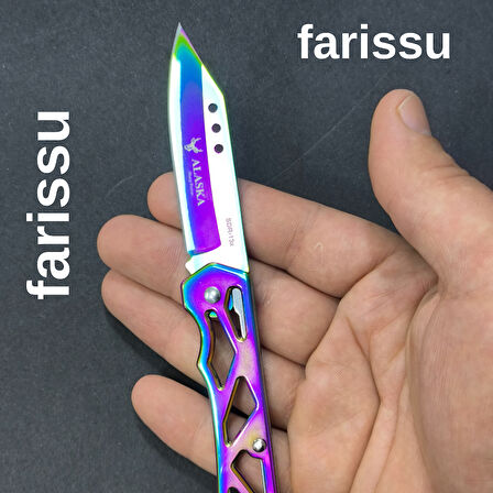 Alaska SDR-13X Gökkuşağı Katlanır Çakı - Ultra Hafif (42 gr), 165mm Kompakt EDC Bıçak