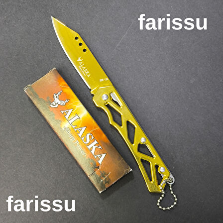 Alaska SDR-13A Gold Katlanır Çakı - Ultra Hafif (42 gr), 165mm Kompakt EDC Bıçak