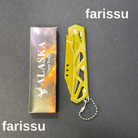 Alaska SDR-13A Gold Katlanır Çakı - Ultra Hafif (42 gr), 165mm Kompakt EDC Bıçak