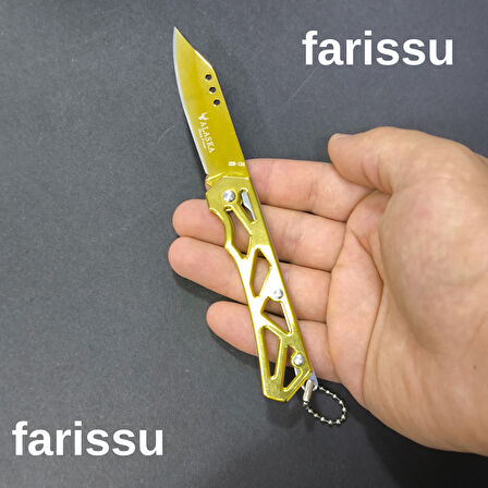 Alaska SDR-13A Gold Katlanır Çakı - Ultra Hafif (42 gr), 165mm Kompakt EDC Bıçak