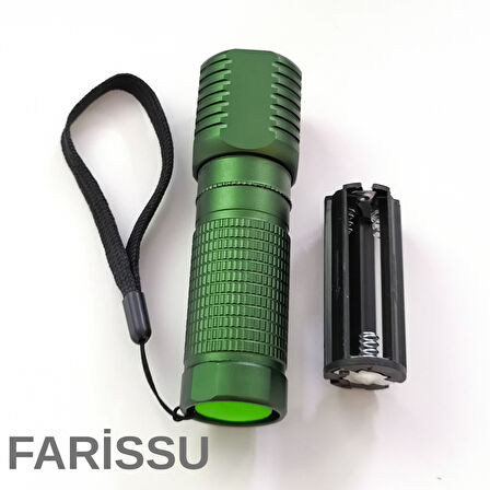 Yeşil OR-8818 Çok Amaçlı LED Fener - Kamp, Ev, Acil Durum ve Deprem İçin (Piller Dahil Değil)