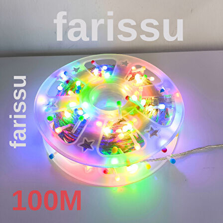 100 Metre RGB Peri LED Işık – Fişli Dış Mekan Dekoratif Şerit Yılbaşı Aydınlatması