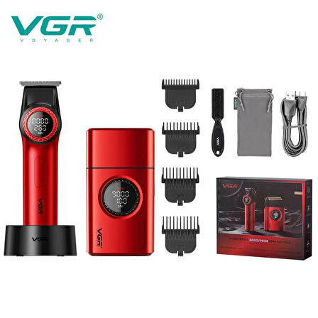 VGR V-977 & V-377 Profesyonel Saç, Sakal ve Günlük Tıraş Seti