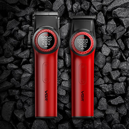VGR Profesyonel Saç & Sakal Kesme Makinesi Seti - V-001PRO & V-977