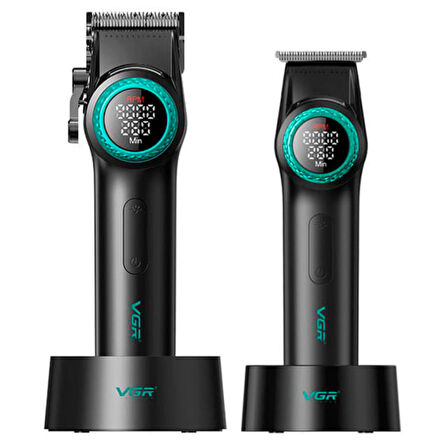 VGR Profesyonel Saç & Sakal Kesme Makinesi Seti - V-001PRO & V-977
