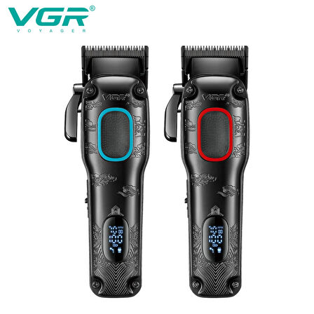 VGR V-016 BLDC Motor 7000RPM berber erkekler için şarj edilebilir profesyonel saç kesme makinesi