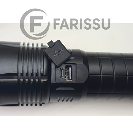 OR-522A Şarj Edilebilir Çok Fonksiyonlu LED El Feneri - 100W, 5000 Lümen, 9000 mAh