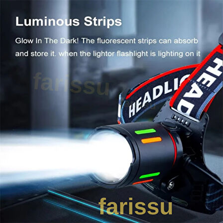 Alaska Profesyonel 30W Lazer LED Şarjlı Kafa Lambası | 1 KM Menzil | Zoom + Powerbank Özellikli