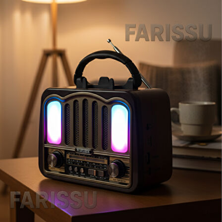 Solar Şarjlı Müzik Kutusu: AM/FM/SW Radyo & Bluetooth Hoparlör (BK-7081BTS)