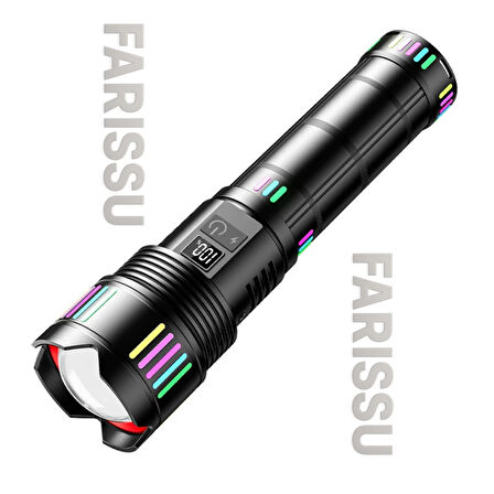 Süper Güçlü Beyaz Lazer Zoom El Feneri - Gold Orion OR-802