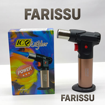 ICQ Lighter Power XHG-8B77 Jet Pürmüz (Torch) Çakmak | Yüksek Hassasiyetli Bütan Alevi