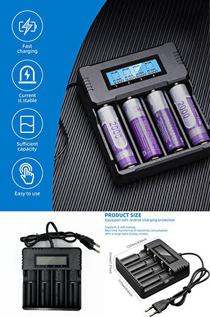 Gold Orion Akıllı Pil Şarj Cihazı – Güvenli ve Hızlı Şarj!