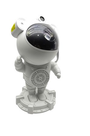 Ayıcıklı Astronot Galaksi Projektörü ve Bluetooth Hoparlörlü Yıldız Gece Lambası