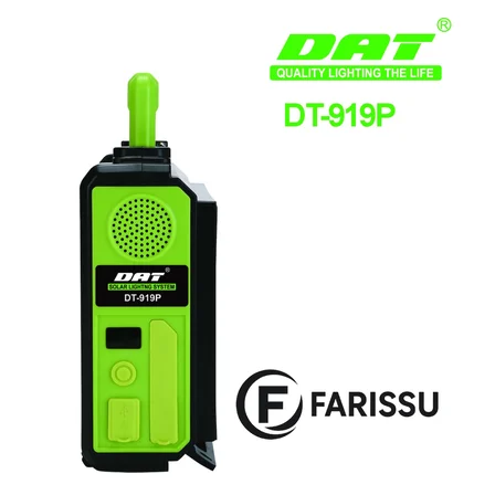 DT-919P Bluetooth ve Radyolu Solar Kamp Lambası ve Aydınlatma Kiti