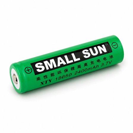 Small Sun XTY 18650 Şarj Edilebilir Lityum İyon Pil 3.7V 2400mAh - 45 Gr Yüksek Performanslı Li-ion Pil