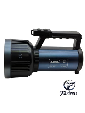 DAT DT-8603T 150W 15.000 Lümen 1 KM Menzilli Profesyonel Şarjlı Projektör El Feneri ve Powerbank