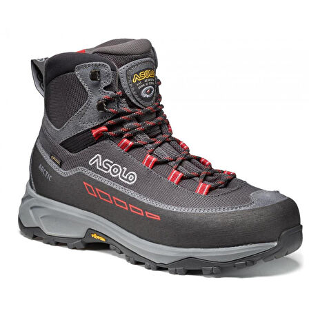 Asolo Arctic GV MM A12536 00A176 Grey/Gunmetal/Red Gtx Erkek Outdoor Bot