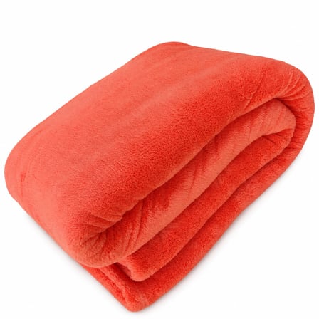 Mulberry Tek Kişilik Polar Battaniye Kiremit 170 x 230 cm
