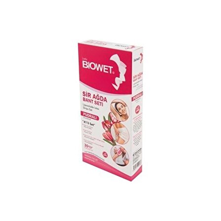 Biowet Bikini - Koltuk Altı - Vücut - Yüz için Ağda Bandı 36'lı