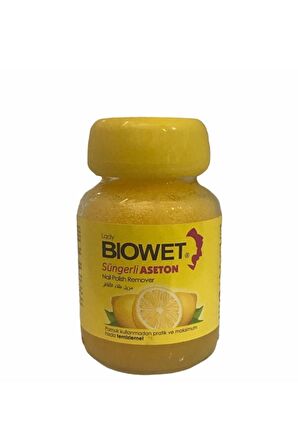 Biowet Çilek Nemlendirici Süngerli Aseton 300 ml